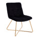 Bequemer und ästhetischer SVITA Lynn Sessel in schwarz mit modernem Design