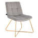 Bequemer und ästhetischer SVITA Lynn Sessel in grau mit modernem Design