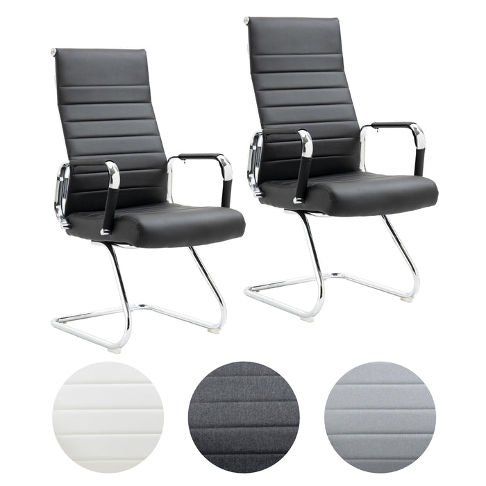 2er Set OFFICE COMFORT Besucherstuhl Kunstleder