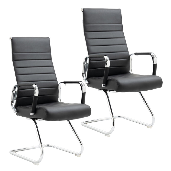 2er Set OFFICE COMFORT Besucherstuhl Kunstleder
