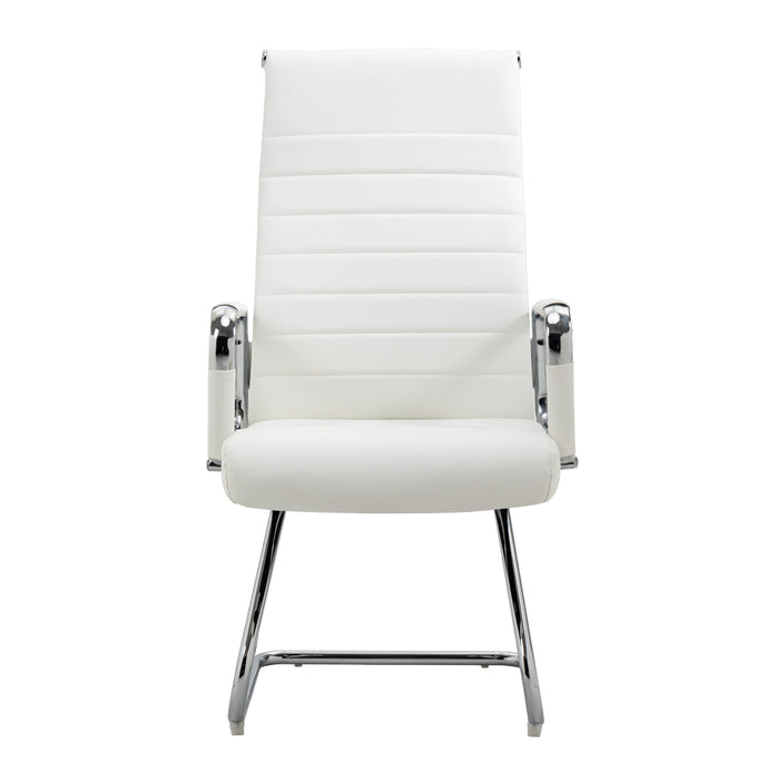 B-Ware 2er Set OFFICE COMFORT Besucherstuhl Kunstleder Weiß