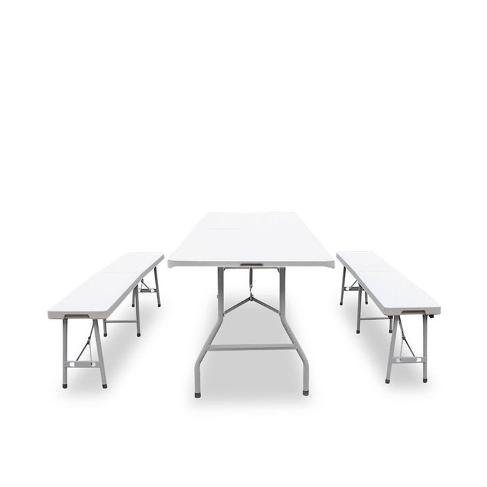 Buffettisch Set mit Bierbänken