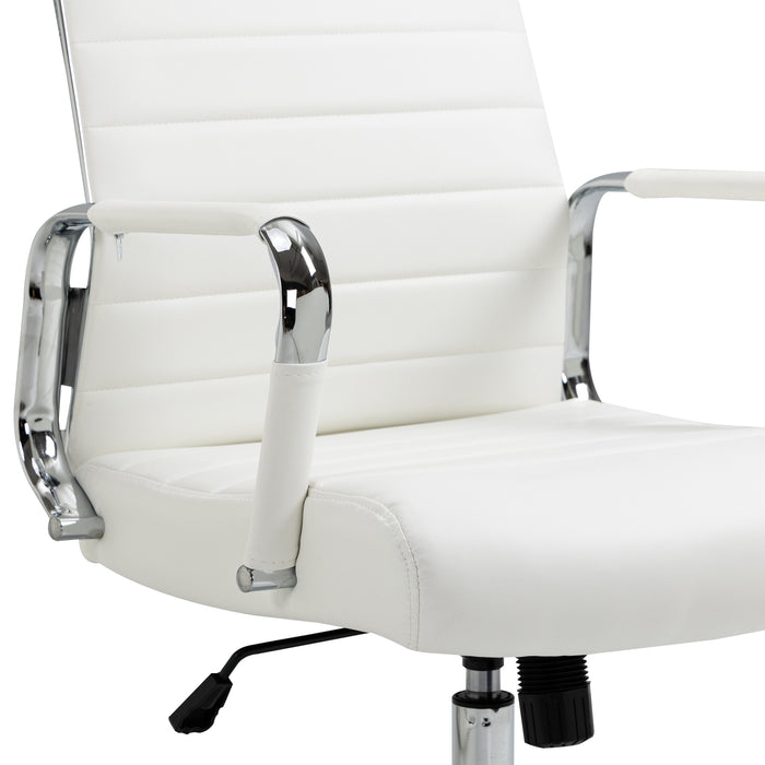 B-Ware OFFICE COMFORT LB Bürostuhl PU Weiß