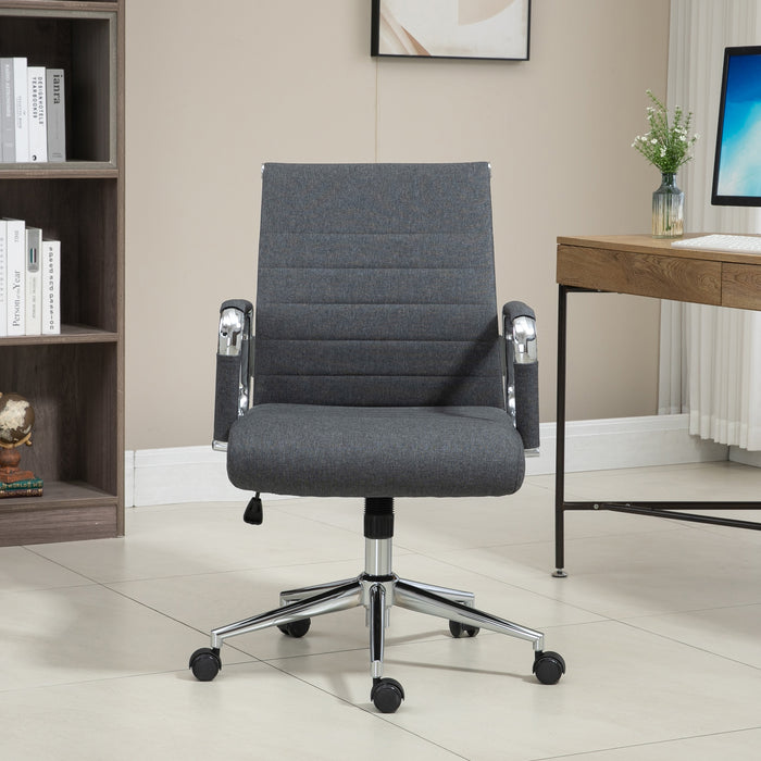 B-Ware OFFICE COMFORT LB Bürostuhl Stoff Dunkelgrau