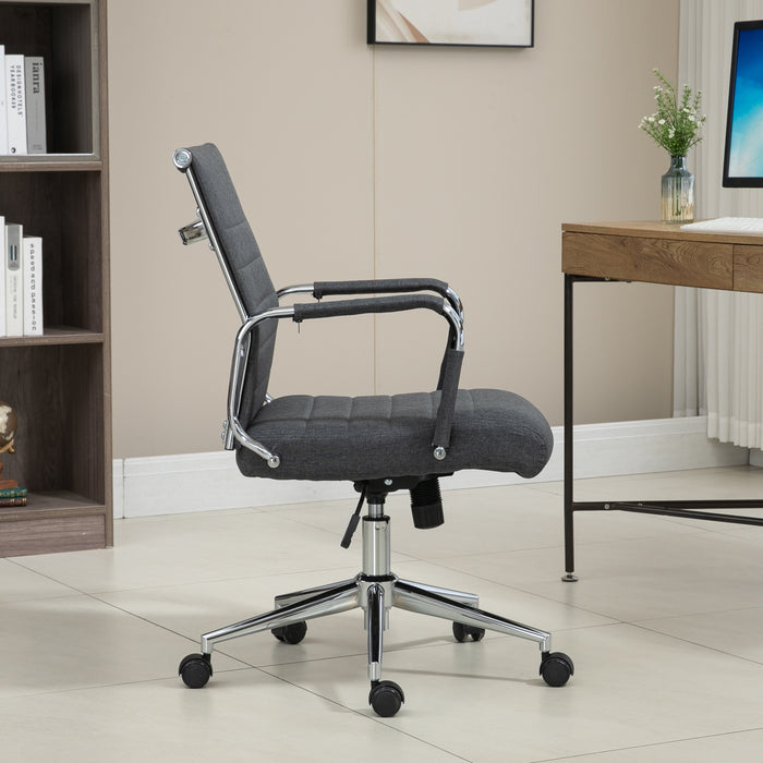 B-Ware OFFICE COMFORT LB Bürostuhl Stoff Dunkelgrau
