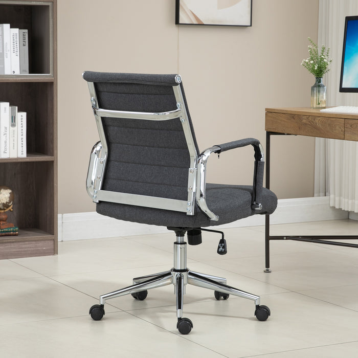 B-Ware OFFICE COMFORT LB Bürostuhl Stoff Dunkelgrau