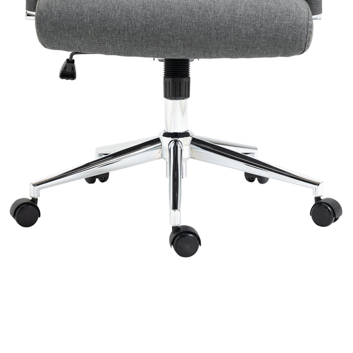 B-Ware OFFICE COMFORT LB Bürostuhl Stoff Dunkelgrau