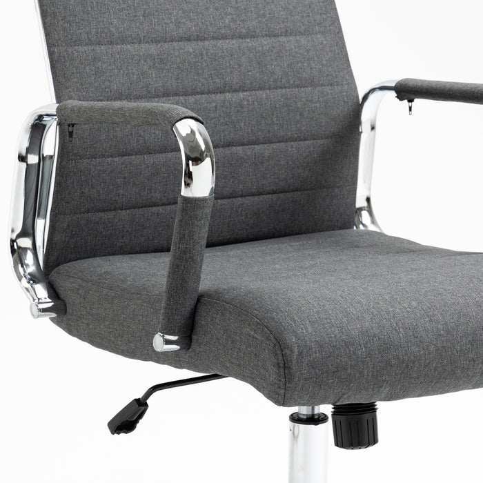 B-Ware OFFICE COMFORT LB Bürostuhl Stoff Dunkelgrau
