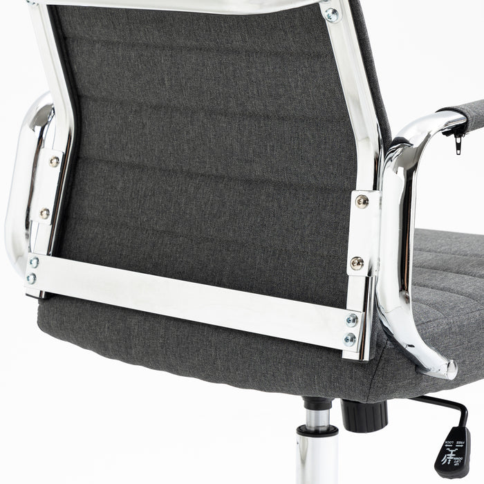 B-Ware OFFICE COMFORT LB Bürostuhl Stoff Dunkelgrau