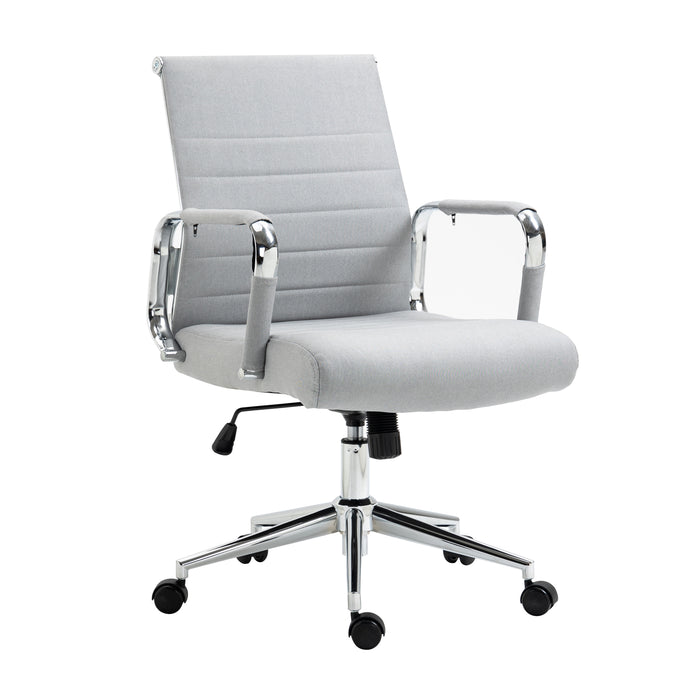 B-Ware OFFICE COMFORT LB Bürostuhl Stoff Hellgrau
