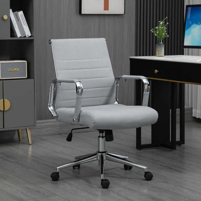 B-Ware OFFICE COMFORT LB Bürostuhl Stoff Hellgrau