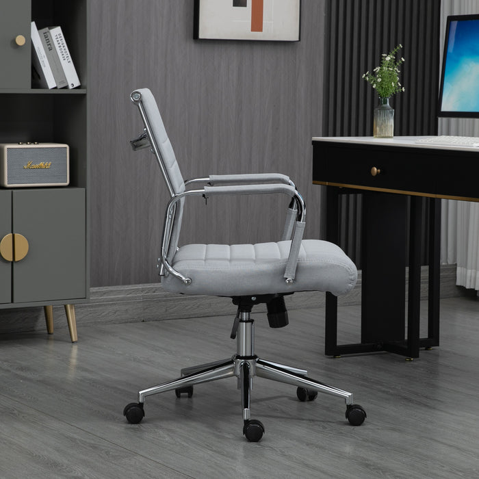 B-Ware OFFICE COMFORT LB Bürostuhl Stoff Hellgrau