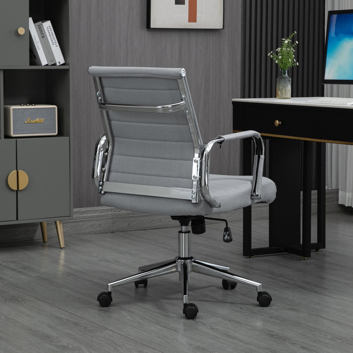 B-Ware OFFICE COMFORT LB Bürostuhl Stoff Hellgrau