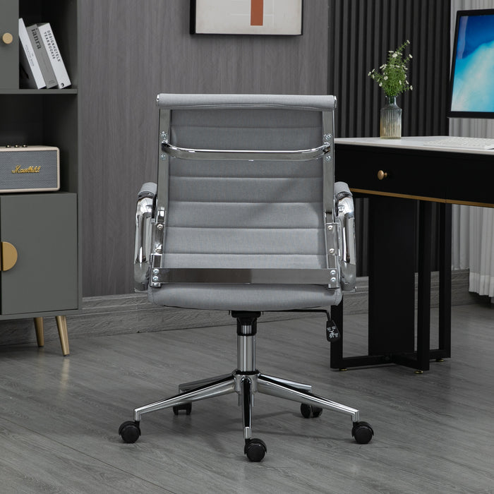 B-Ware OFFICE COMFORT LB Bürostuhl Stoff Hellgrau