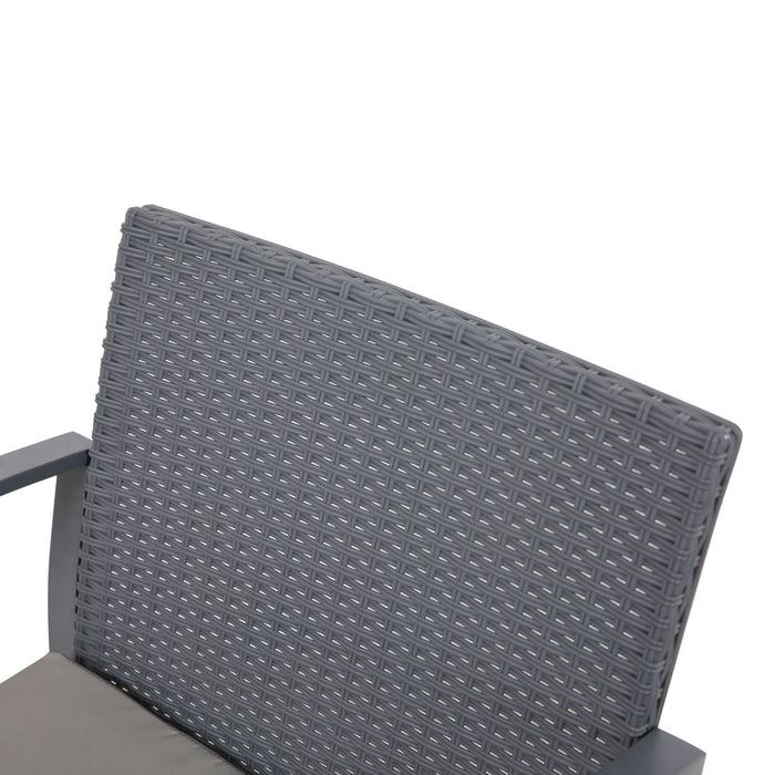B-Ware LOIS L Rattan Sitzgruppe Grau