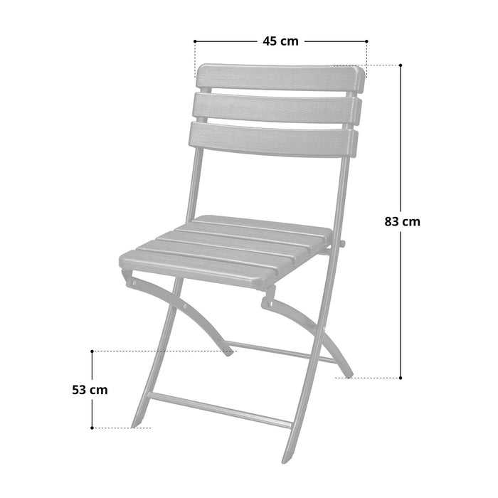 2er Set Gartenstuhl klappbar