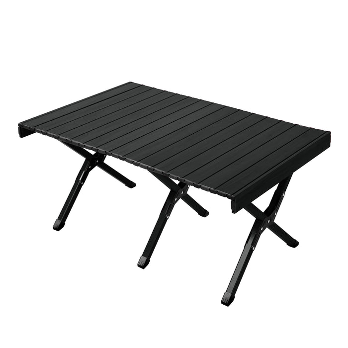 B-Ware Campingtisch Alu 120cm Schwarz/Schwarz