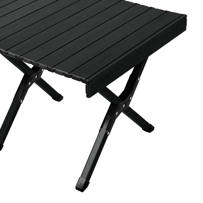 B-Ware Campingtisch Alu 120cm Schwarz/Schwarz