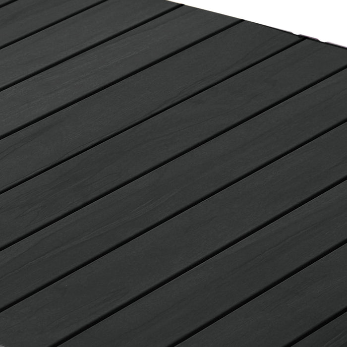 B-Ware Campingtisch Alu 120cm Schwarz/Schwarz
