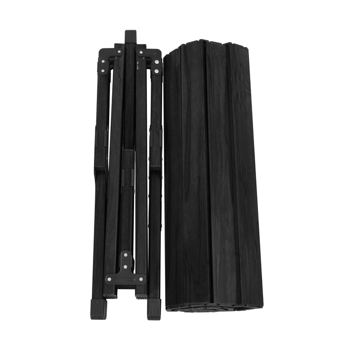 B-Ware Campingtisch Alu 120cm Schwarz/Schwarz