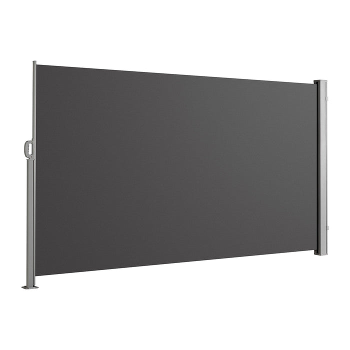 B-Ware Seitenmarkise 500x160cm Dunkelgrau