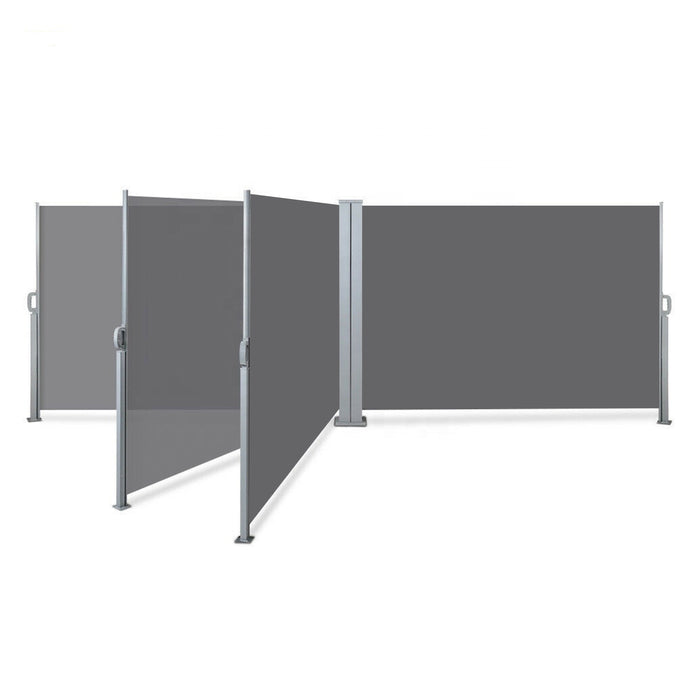 B-Ware SVITA Doppelseitenmarkise 600x200 Hellgrau