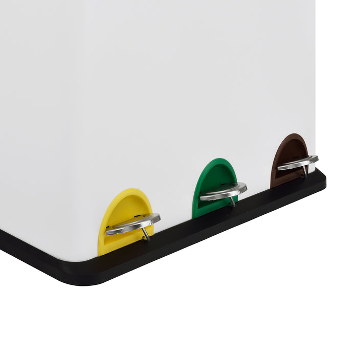 TC3X20 Mülleimer 60 Liter Weiß