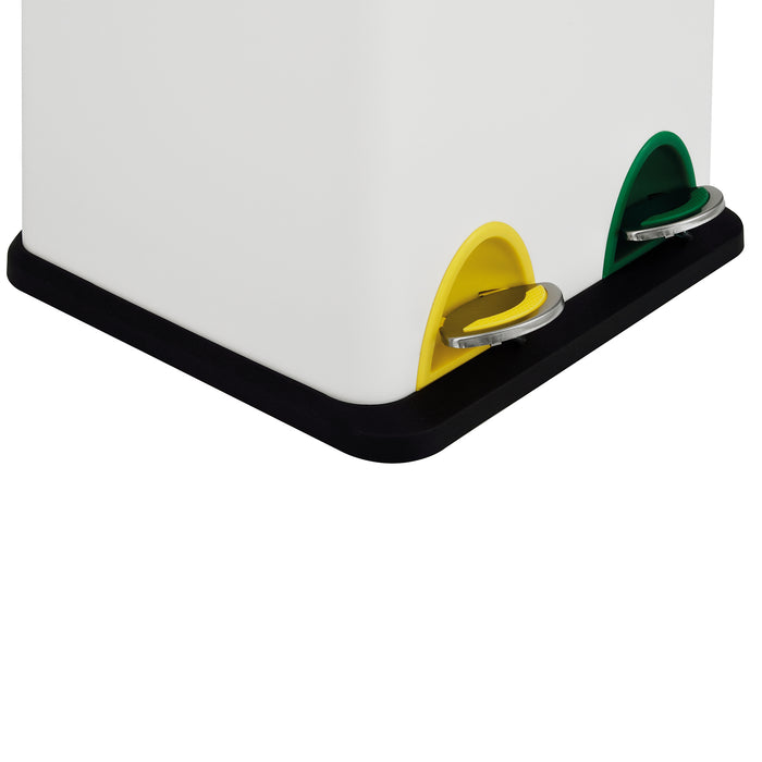 TC2X8 Mülleimer 16 Liter Weiß (2x8L)