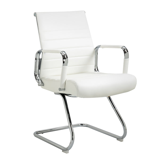B-Ware 2er Set OFFICE COMFORT Besucherstuhl LB PU Weiß