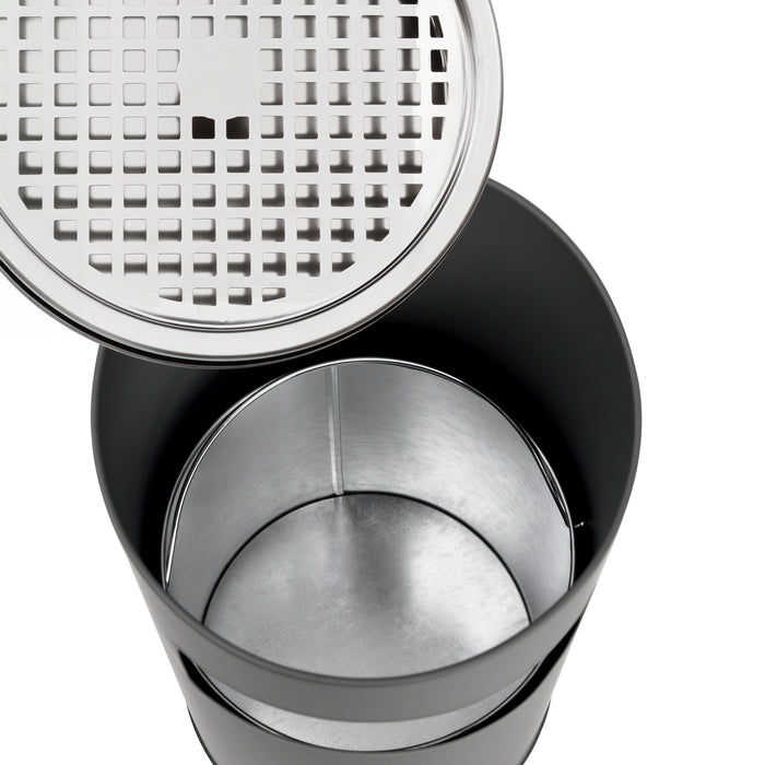 Standaschenbecher 30L Eimer Aschenbecher Müllleimer Ascher 60x25cm Sammler