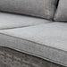 Detail graue Sitzpolster