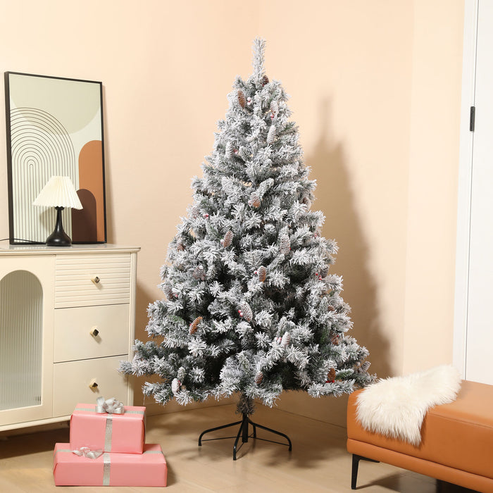 B-Ware Weihnachtsbaum Schnee 180 cm