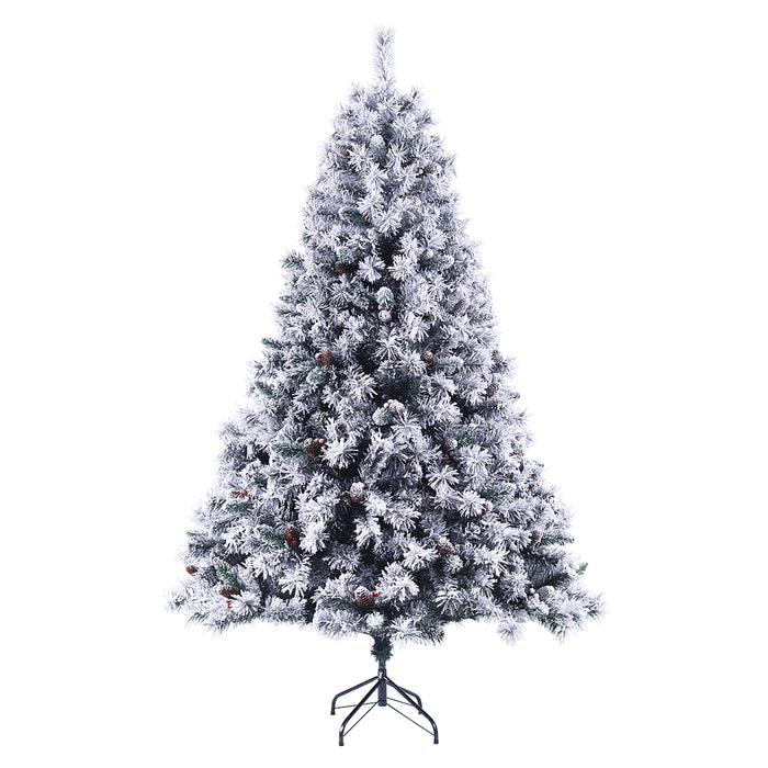 B-Ware Weihnachtsbaum Schnee 210 cm