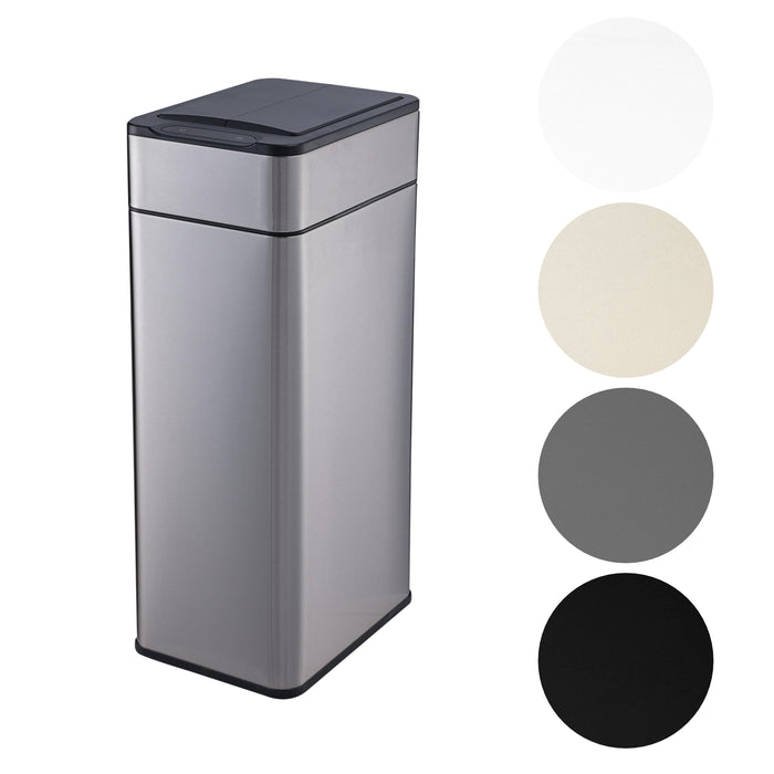 SVITA SE40L Sensormülleimer Farbauswahl silber, weiß, grau, taupe und schwarz