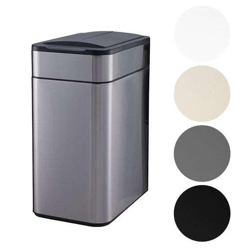 SVITA SE50L Sensormülleimer Farbauswahl silber, weiß, grau, taupe und schwarz