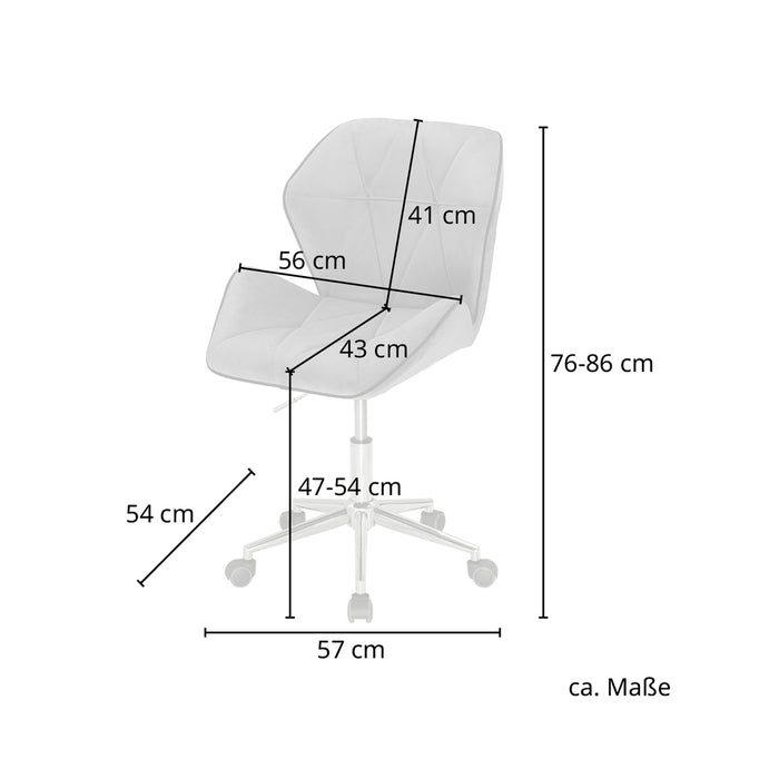 Schreibtischstuhl Diamant Steppung