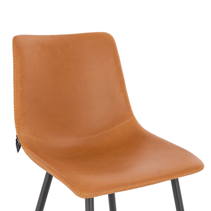 MILES 2er Set Esszimmerstühle aus Kunstleder
