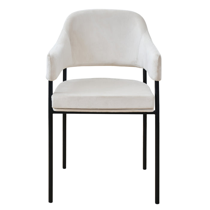 B-Ware SCARLETT 2er Set Esszimmerstühle Creme