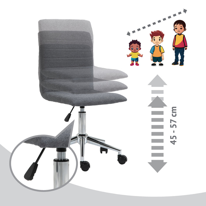 B-Ware LINUS Kinderstuhl Stoffbezug Grau