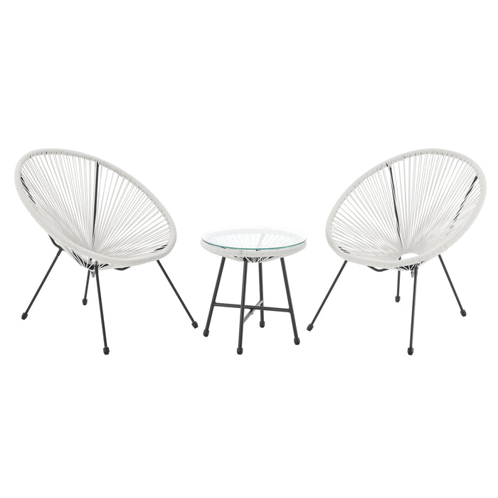 BALI Egg Chair Balkon Set