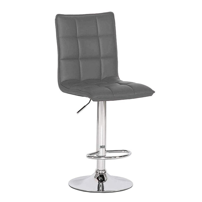 2er Set Barhocker gesteppt Kunstleder