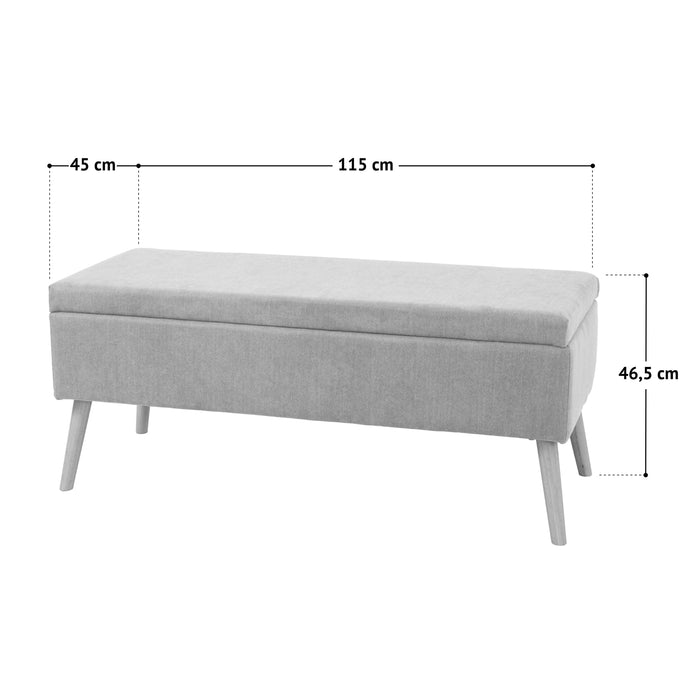 B-Ware DAISY XL Polsterhocker Weiß
