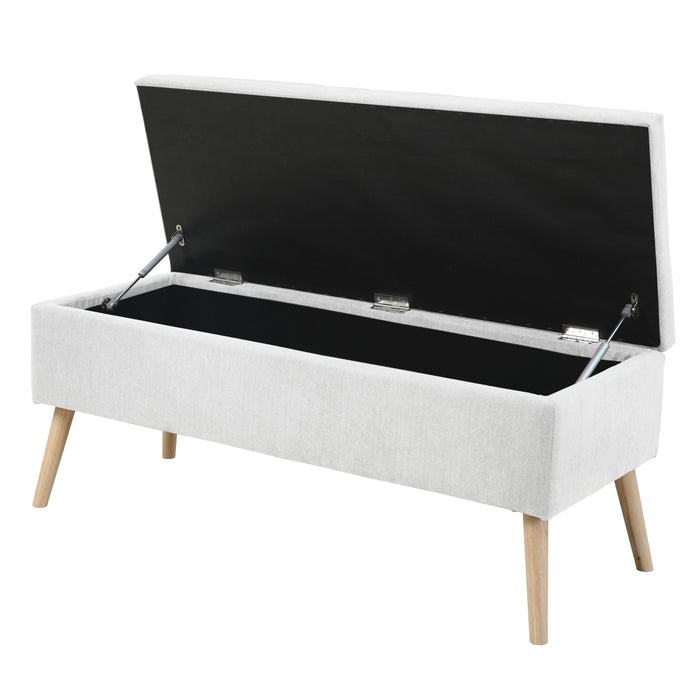 B-Ware DAISY XL Polsterhocker Weiß