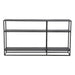 SVITA Sideboard Metall Schwarz