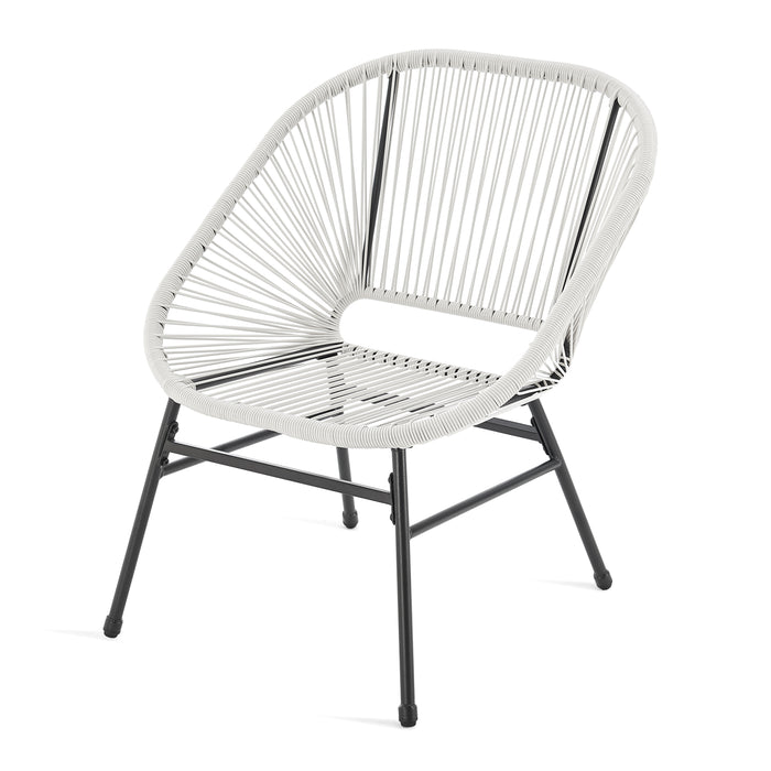 Balkonmöbel Set TULUM - Sessel weiß