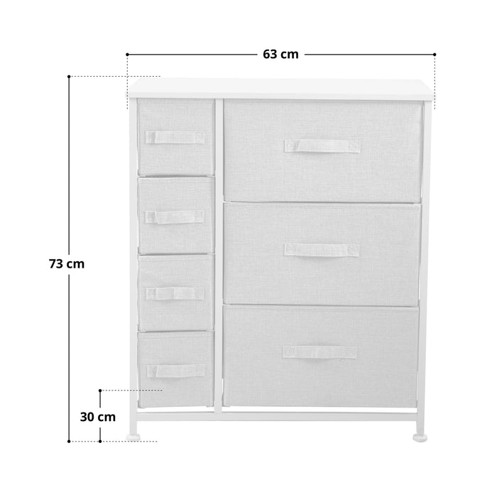 B-Ware ARI Sideboard Weiß/Hellgrau