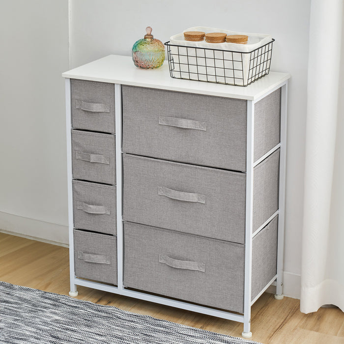 B-Ware ARI Sideboard Weiß/Hellgrau