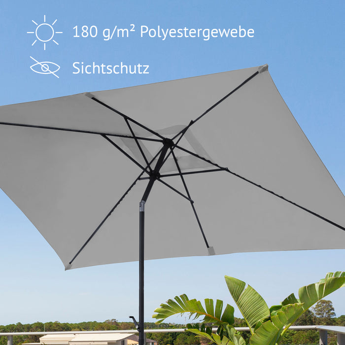 Sonnenschirm 3x2m rechteckig
