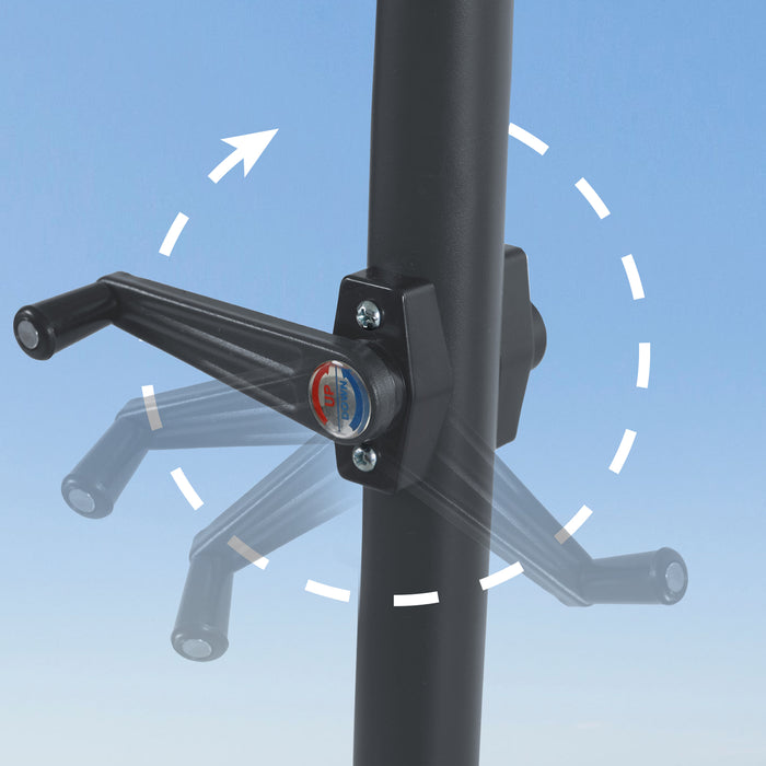 B-Ware Sonnenschirm Rechteckig Hellblau
