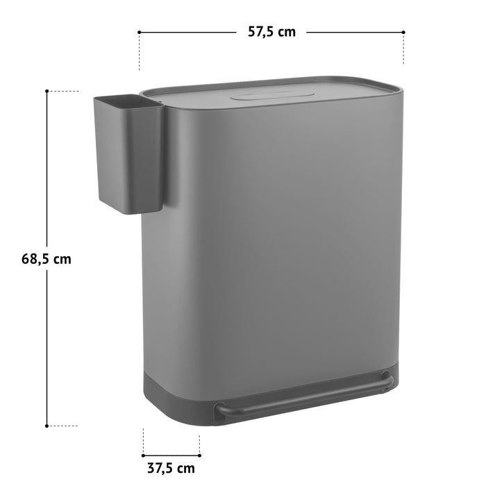 B-Ware  Mülleimer MLT2X30 Taupe
